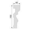 Гладкий Молдинг Decoro-Gesso М68 купить в Decoro-Gesso.ru