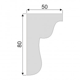 Гладкий Молдинг Decoro-Gesso М83