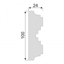 Гладкий Молдинг Decoro-Gesso М87