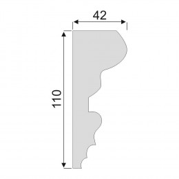 Гладкий Молдинг Decoro-Gesso М97