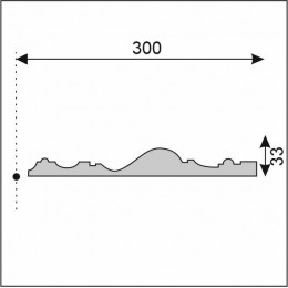 Потолочная накладная Розетка Decoro-Gesso РН47