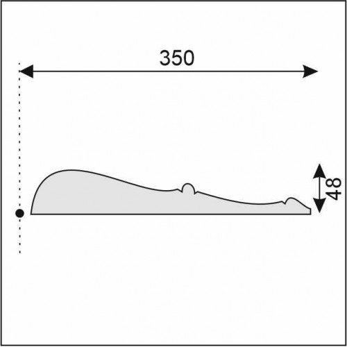 Потолочная накладная Розетка Decoro-Gesso РН48