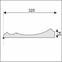 Потолочная накладная Розетка Decoro-Gesso РН50