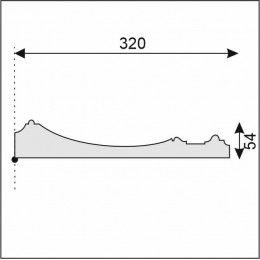 Потолочная накладная Розетка Decoro-Gesso РН51