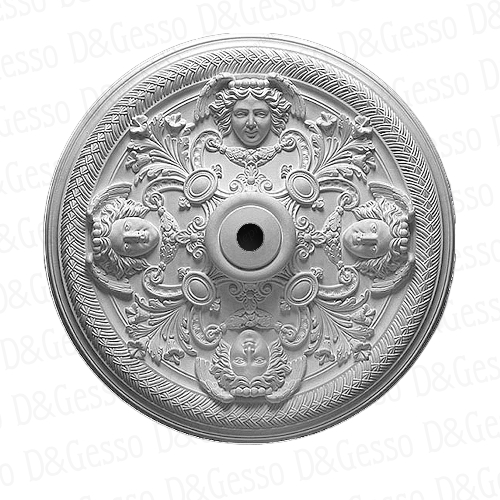 Потолочная накладная Розетка РН Decoro-Gesso 24
