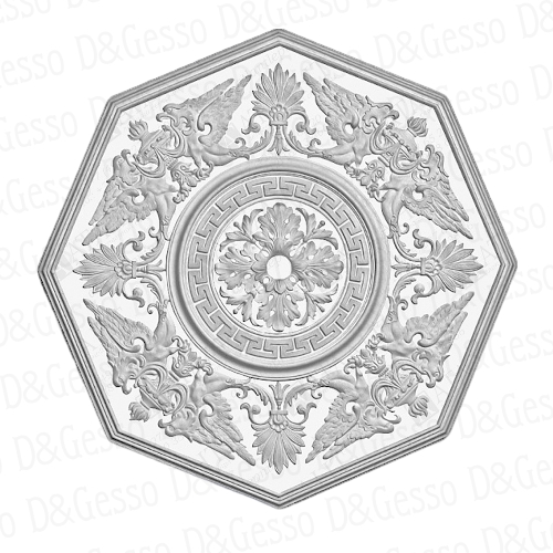 Потолочная накладная Розетка РН Decoro-Gesso 26 купить в Decoro-Gesso.ru