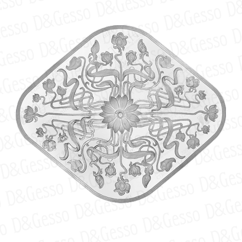 Потолочная накладная Розетка РН Decoro-Gesso 28