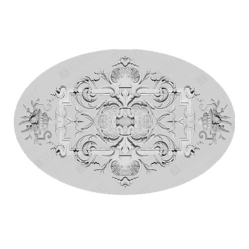 Врезная потолочная Розетка Decoro-Gesso Р1