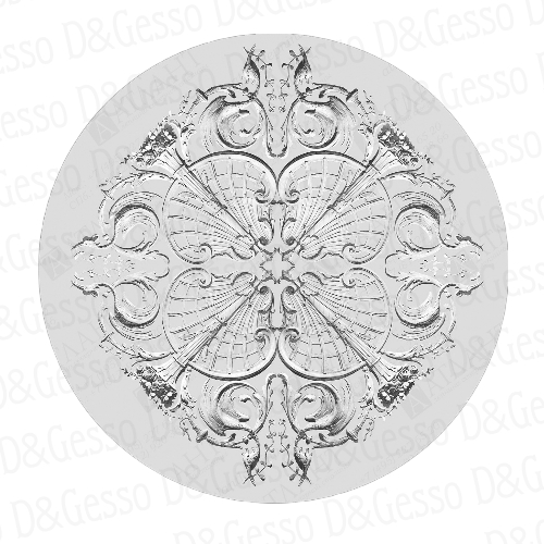 Врезная потолочная Розетка Decoro-Gesso Р10
