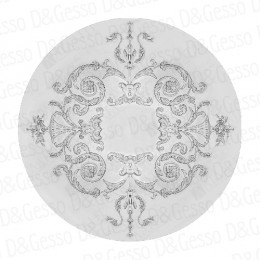 Врезная потолочная Розетка Decoro-Gesso Р12