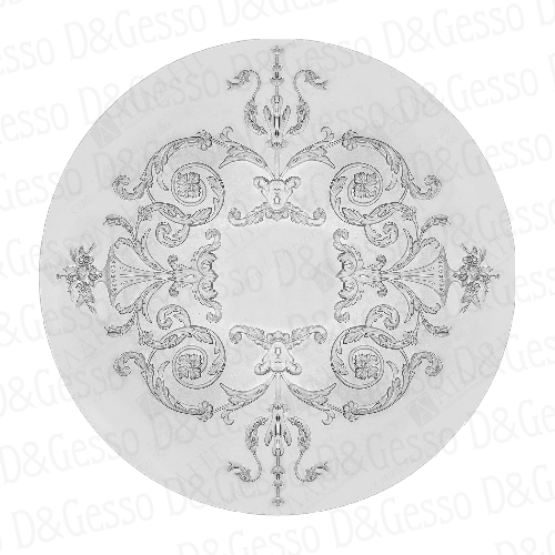 Врезная потолочная Розетка Decoro-Gesso Р12