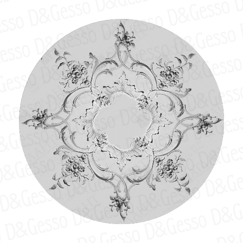 Врезная потолочная Розетка Decoro-Gesso Р13