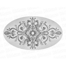 Врезная потолочная Розетка Decoro-Gesso Р19