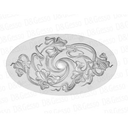 Врезная потолочная Розетка Decoro-Gesso Р21