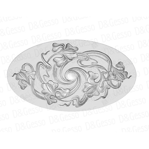 Врезная потолочная Розетка Decoro-Gesso Р21