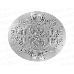 Врезная потолочная Розетка Decoro-Gesso Р33