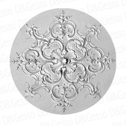 Врезная потолочная Розетка Decoro-Gesso Р35
