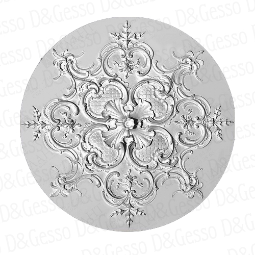 Врезная потолочная Розетка Decoro-Gesso Р35