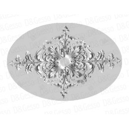 Врезная потолочная Розетка Decoro-Gesso Р38