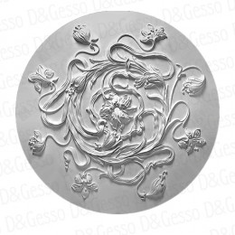 Врезная потолочная Розетка Decoro-Gesso Р40