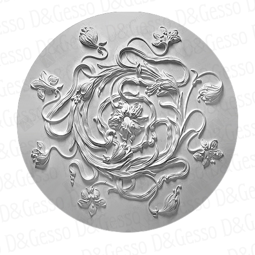Врезная потолочная Розетка Decoro-Gesso Р40