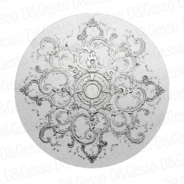 Врезная потолочная Розетка Decoro-Gesso Р44