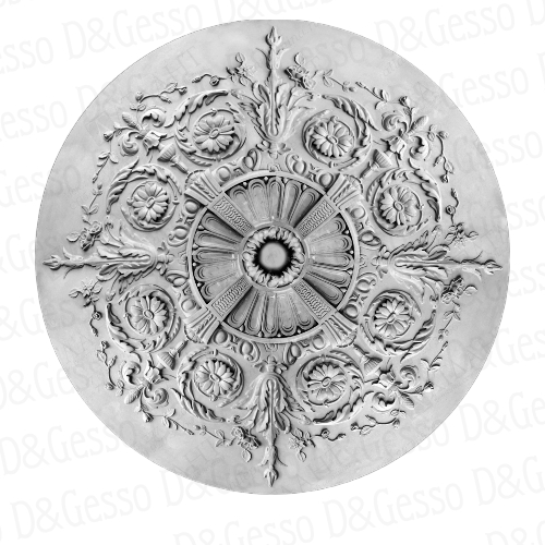 Врезная потолочная Розетка Decoro-Gesso Р45