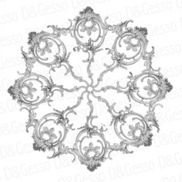 Врезная потолочная Розетка Decoro-Gesso Р56