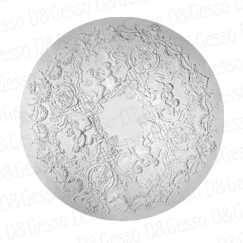 Врезная потолочная Розетка Decoro-Gesso Р6