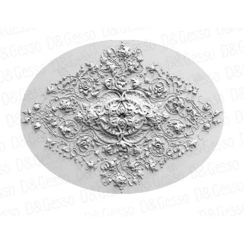 Врезная потолочная Розетка Р Decoro-Gesso 47 купить в Decoro-Gesso.ru