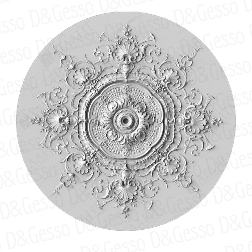 Врезная потолочная Розетка Р Decoro-Gesso 49
