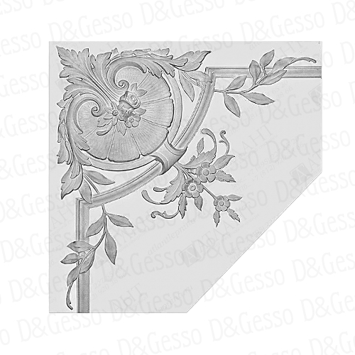Гипсовый Угол Decoro-Gesso УВ20 купить в Decoro-Gesso.ru